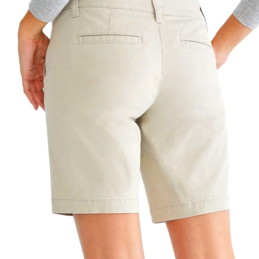 🌼 Aeropostale stretch khaki bermuda size small (1/2) NWOT🌼 - Picture 3 of 3